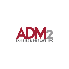 ADM2 Exhibits & Displays, Inc. logo